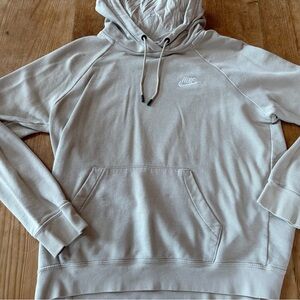 Nike Kids Hooded Sweatshirt - Light Beige